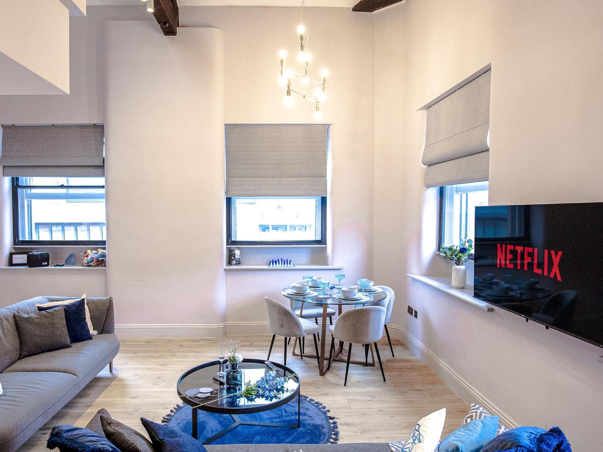 Apartment M1 Centre 3 Bed 3 Bath Luxe Penthouse Manchester